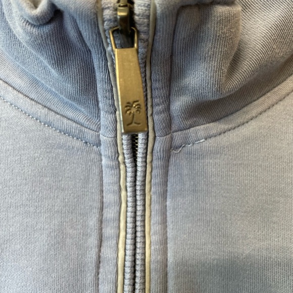 Tommy Bahama Men's Slate Zip-Up Sweater Pima Cotton Size XL - Picture 4 of 7